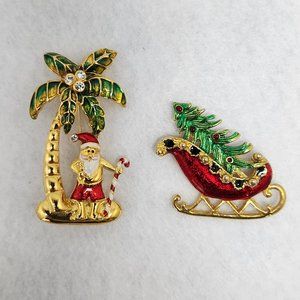 Christmas Brooches #133